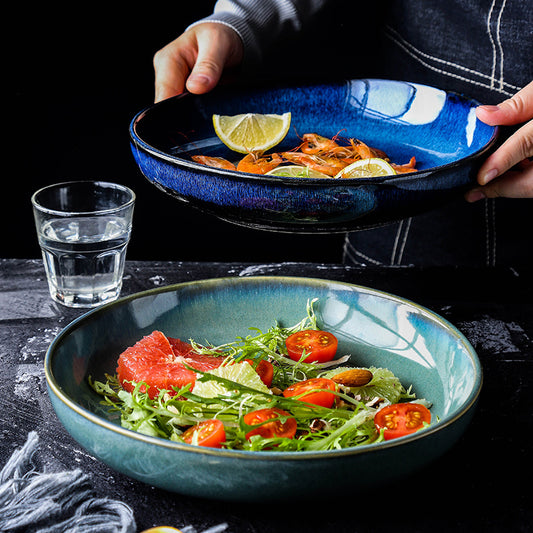 Plato hondo de cerámica – Ideal para cenas y sopas