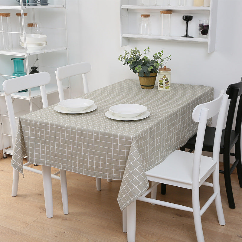 Mantel Rectangular de Lattice para Mesa de Café o Restaurante, Impermeable