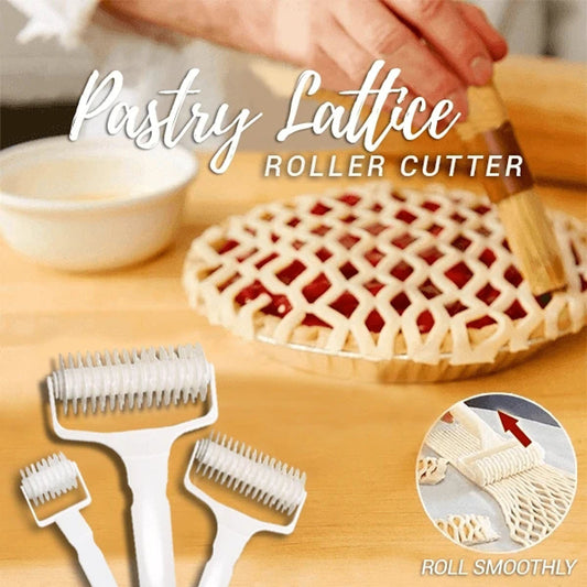 Rodillo Cortador de Masa para Lattice - Herramienta de Cocina para Pizza y Repostería