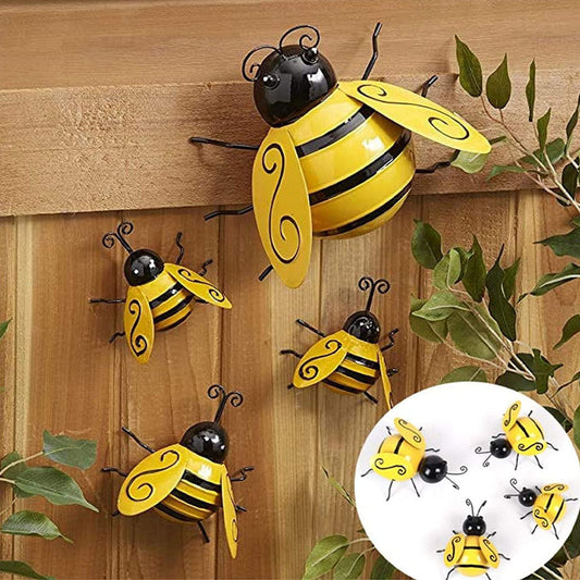 Decoración de Pared con Diseño de Abejas de Lujo Ligero