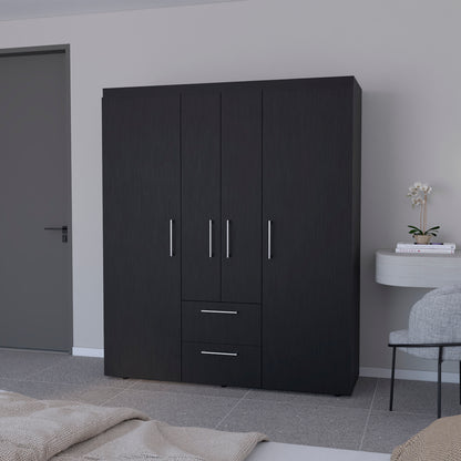 Armario Elma Deluxe - Dormitorio, Negro