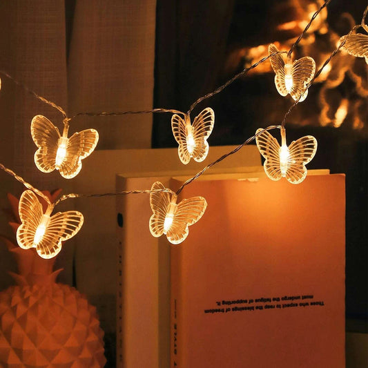 Luces Decorativas de Mariposa y Libélula para Patio y Jardín