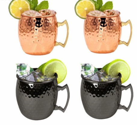 Jarra de Cerveza de Acero Inoxidable con Platinado en Cobre Moscow Mule