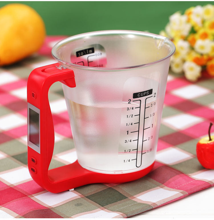 Taza Medidora con Balanza Electrónica para Cocina