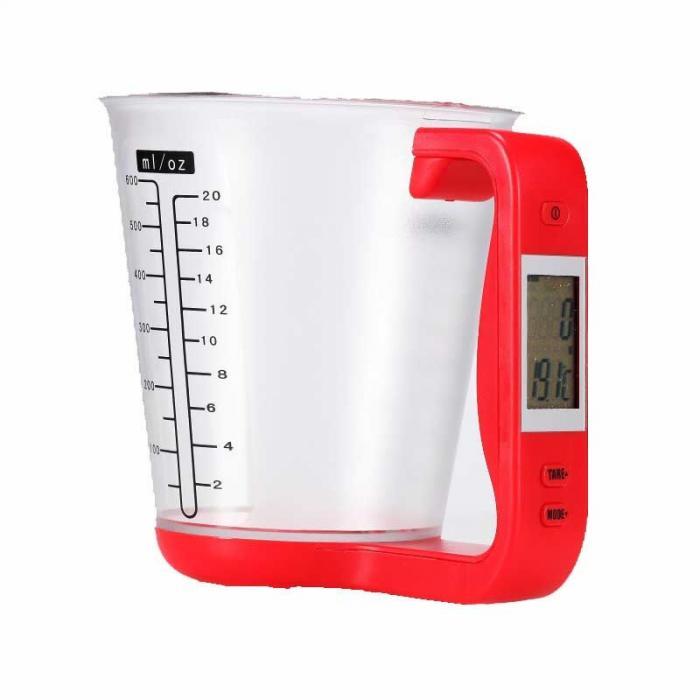 Taza Medidora con Balanza Electrónica para Cocina