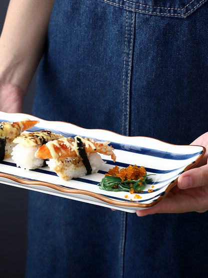 Plato de Cerámica Estilo Japonés