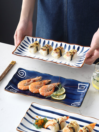 Plato de Cerámica Estilo Japonés