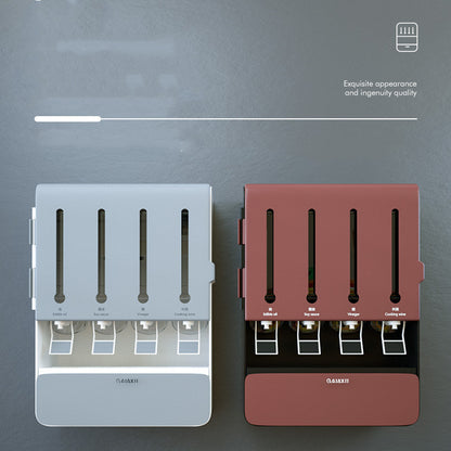 Caja de Almacenamiento Multifuncional para Especias Sin Perforación