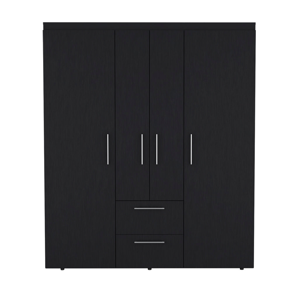 Armario Elma Deluxe - Dormitorio, Negro