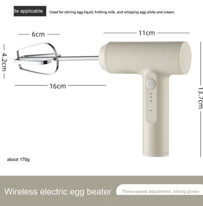 Batidor de Mano Inalámbrico Mini Eléctrico